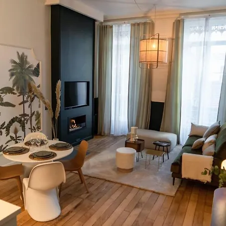 Beige Hospitalite - Coco - Hypercentre-2Chambres-Parking-Zen Saint-Etienne  Esterno foto